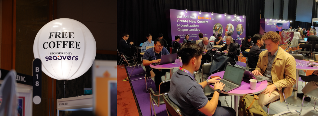 SeaOvers Coffee Point at Asia TV Forum & Market