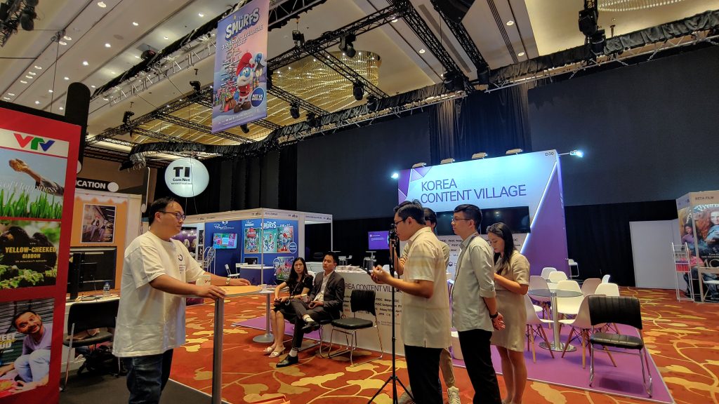 John Lau, Vice President of Business Development of SeaOvers is interviewing by Vietnam Television 